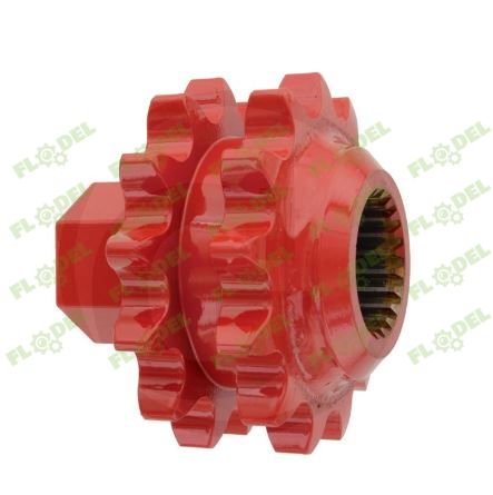 [FLO05757] Pinion dublu balotiera WELGER 1724.53.12.35