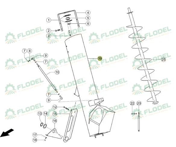 [FLO06070] Burlan incarcare combina CLAAS 0023117872