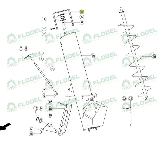 [FLO06071] Flansa original CLAAS 0023155341