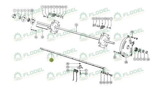 [FLO06107] Bara pick up balotiera CLAAS 819156