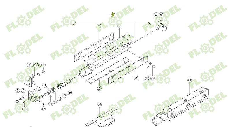 [FLO06150] Sul complet dreapta CLAAS CONSPEED 313422