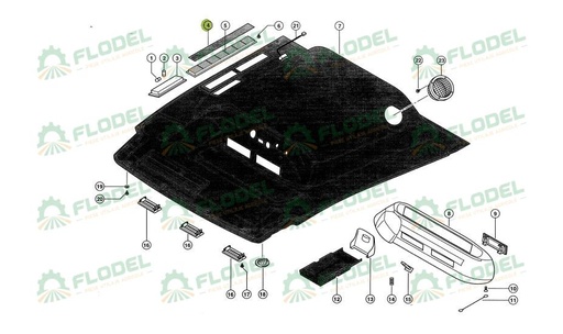 [FLO06209] Filtru cabina combina CLAAS LEXION 622844