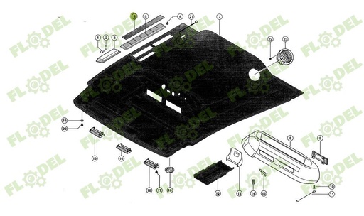 [FLO06209] Filtru cabina combina CLAAS LEXION 622844