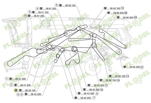 [FLO06253] Curea original CLAAS 0005320111