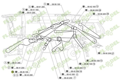[FLO06253] Curea original CLAAS 0005320111