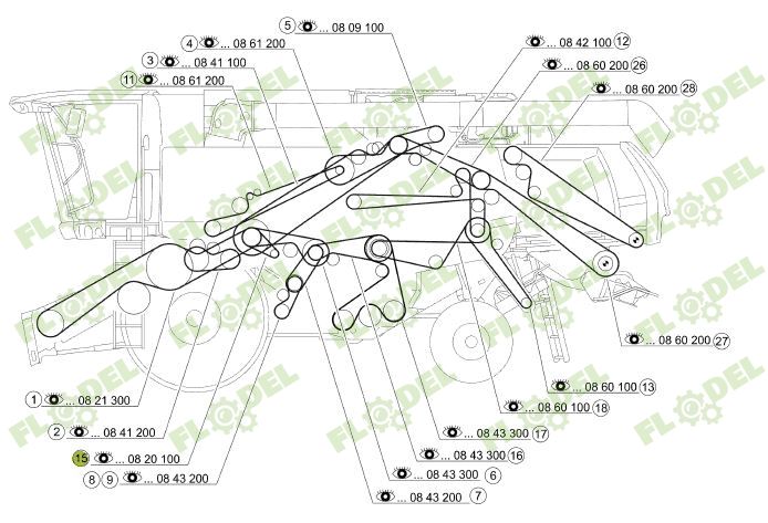 [FLO06253] Curea original CLAAS 0005320111