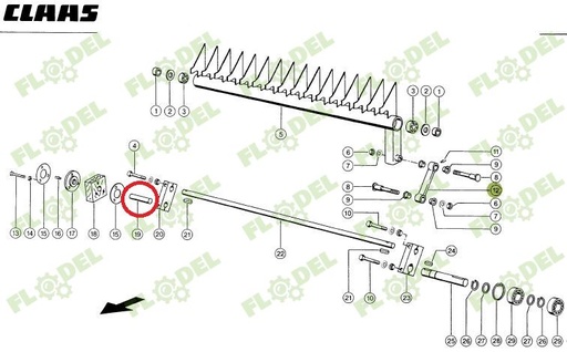 [FLO06259] Bolt balotiera CLAAS ROLLANT 821230