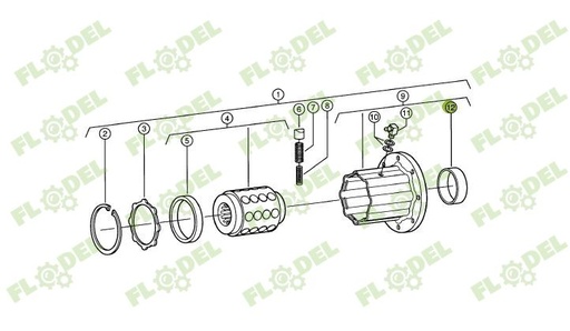 [FLO06361] Bucsa blocare CLAAS JAGUAR 945677 Original CLAAS
