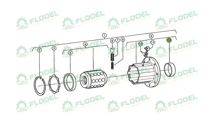 [FLO06361] Bucsa blocare CLAAS JAGUAR 945677 Original CLAAS