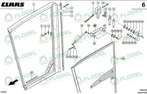 [FLO06480] Surub original CLAAS 0002422120
