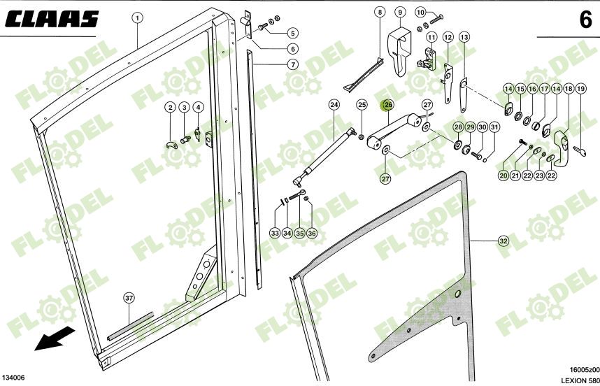 [FLO06481] Telecomanda original CLAAS 0005468110