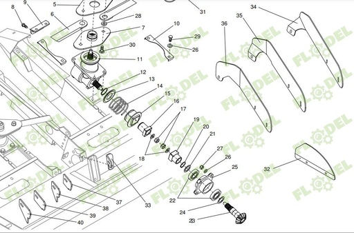 [FLO06517] Distantier header porumb DOMINONI 11090