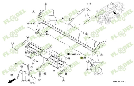 [FLO06554] Banda etansare combina CLAAS 0007404370