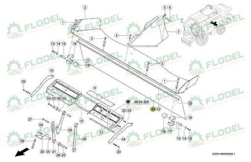 [FLO06554] Banda etansare combina CLAAS 0007404370