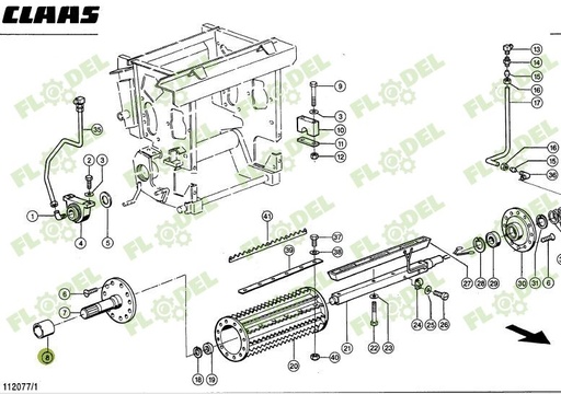 [FLO06583] Bucsa distantiera CLAAS 984342 Original CLAAS