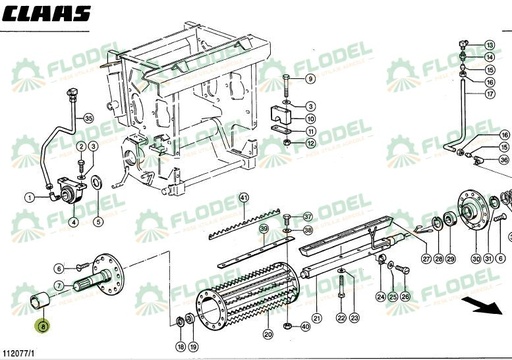 [FLO06583] Bucsa distantiera CLAAS 984342 Original CLAAS
