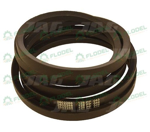 [FLO07386] Curea combina CASE IH 182945C1 GATES