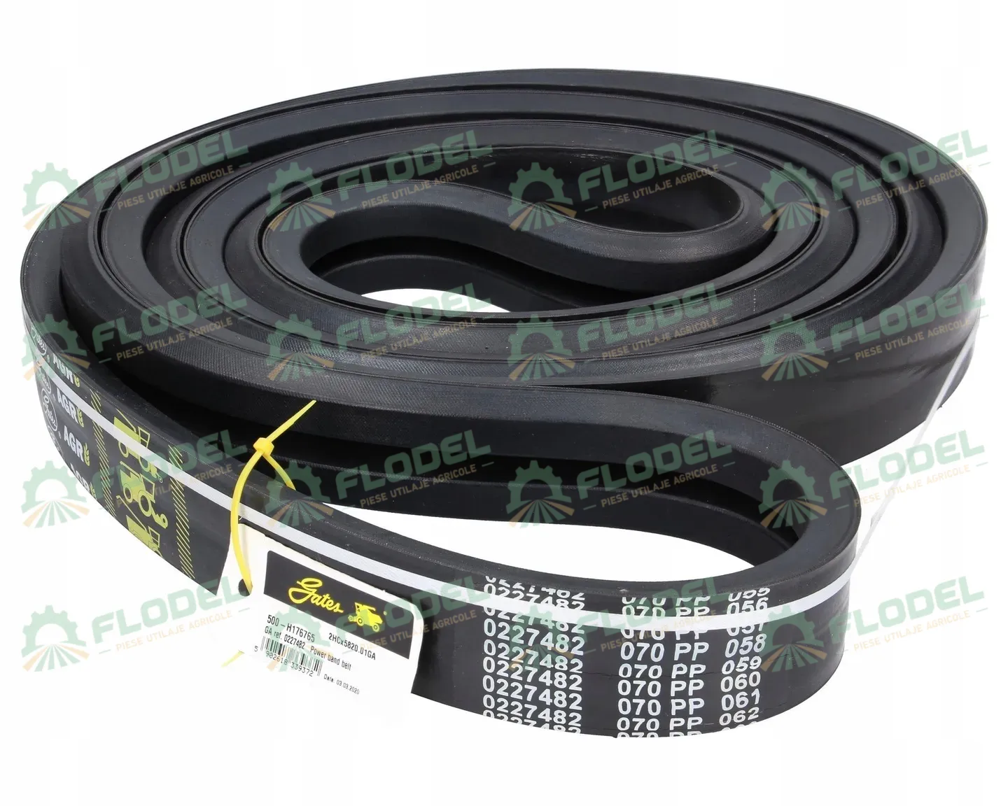[FLO07447] Curea combina JOHN DEERE H176765 GATES [2HB]