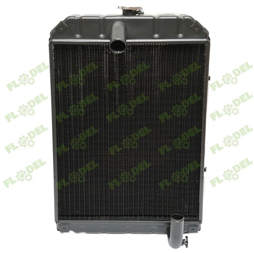 [FLO07496] Radiator racire apa U 650 din cupru cu 5 randuri de celule 590x455x65 original