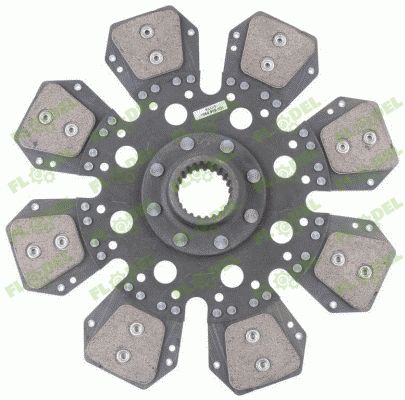[FLO07550] Disc ambreiaj in baie ulei tractor CASE IH 3230726R2 LUK