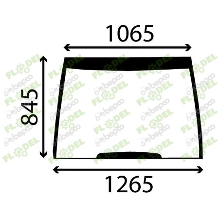 [FLO07588] Parbriz tractor CASE IH 1330875C1