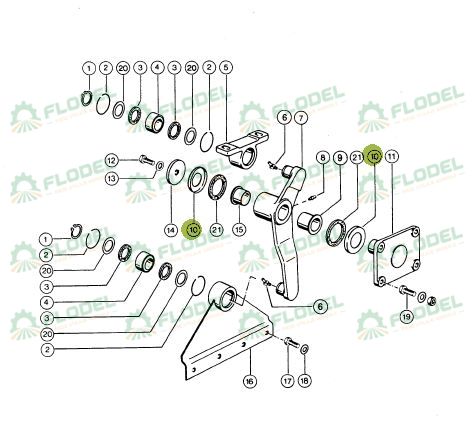 [FLO07771] Capac protectie combina CLAAS 646787