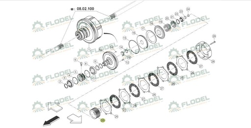 [FLO08422] Butuc priza putere CLAAS 0011349740 Original CLAAS