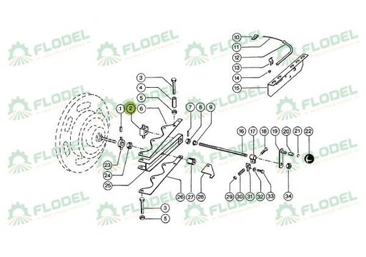 [FLO08424] Distantier 0006034630 Original CLAAS
