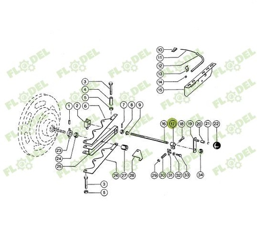 [FLO08431] Clema 0006034750 Original CLAAS