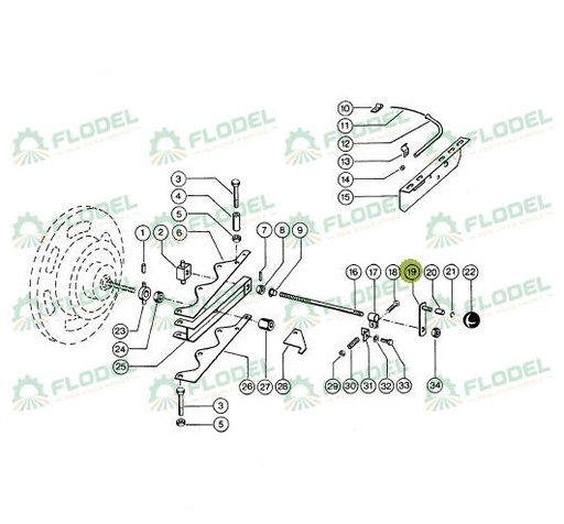 [FLO08433] Manivela CLAAS 0006034690 Original CLAAS