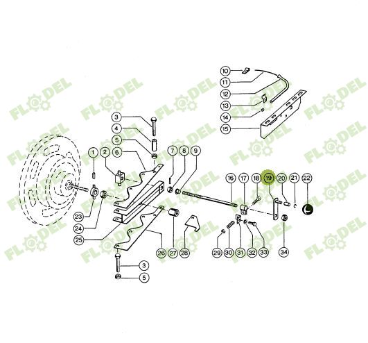 [FLO08433] Manivela CLAAS 0006034690 Original CLAAS