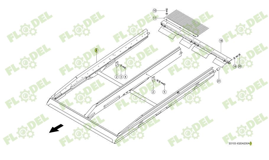 [FLO08594] Suport site CLAAS TUCANO 553512
