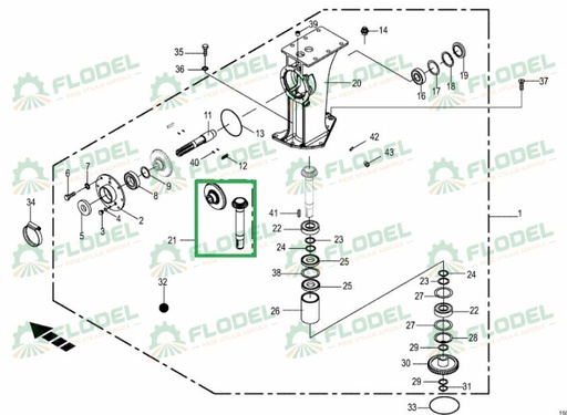 [FLO08912] Set pinioane KRONE 2944306