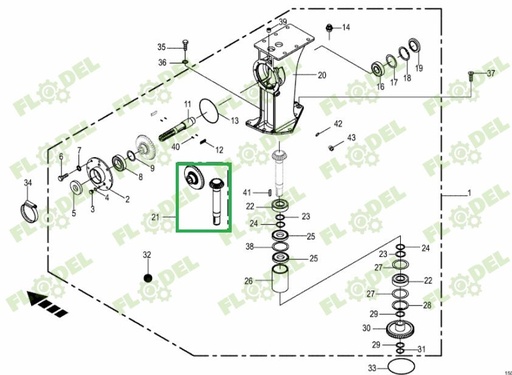 [FLO08912] Set pinioane KRONE 2944306