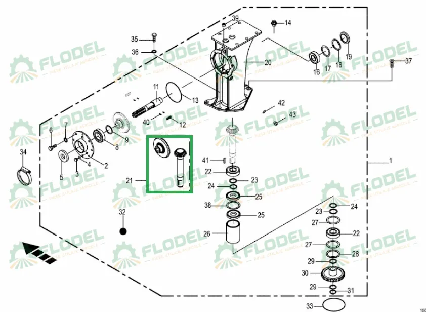 [FLO08912] Set pinioane KRONE 2944306