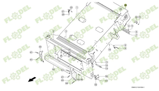 [FLO08960] Tabla protectie CLAAS 0005328561 Original CLAAS