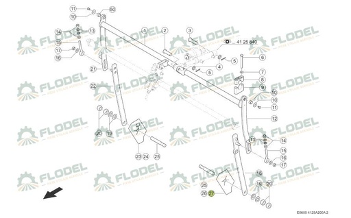 [FLO08962] Tabla de acoperire CLAAS 0023110642 Original CLAAS