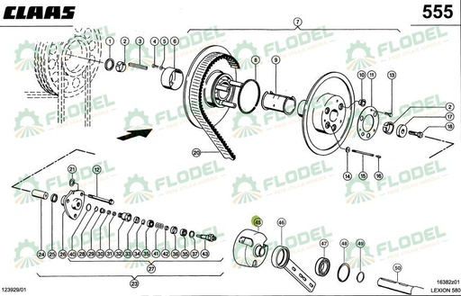 [FLO09177] Suport variator CLAAS 670785
