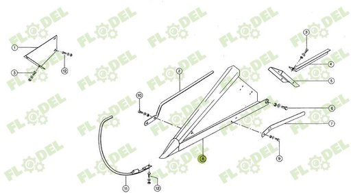 [FLO09299] Despicator lan CLAAS 0006889691 Original CLAAS - STANGA