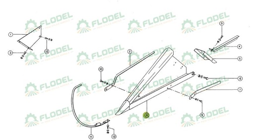 [FLO09299] Despicator lan CLAAS 0006889691 Original CLAAS - STANGA