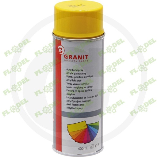 [FLO09311] Spray galben JOHN DEERE 400ml GRANIT