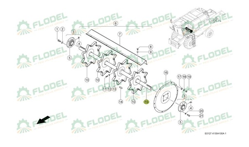 [FLO09317] Ax postbatator CLAAS 660793