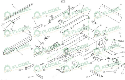 [FLO09562] Surub ghidaj lant DOMINONI 020070