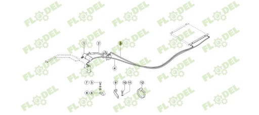 [FLO09582] Conducta clima combina CLAAS 0005599771 Original CLAAS 
