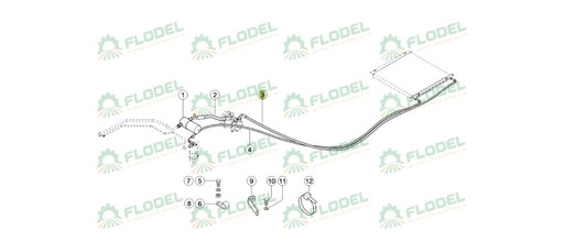 [FLO09582] Conducta clima combina CLAAS 0005599771 Original CLAAS 