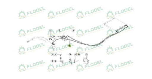 [FLO09585] Conducta clima combina CLAAS 0005599781 Original CLAAS