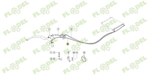 [FLO09585] Conducta clima combina CLAAS 0005599781 Original CLAAS