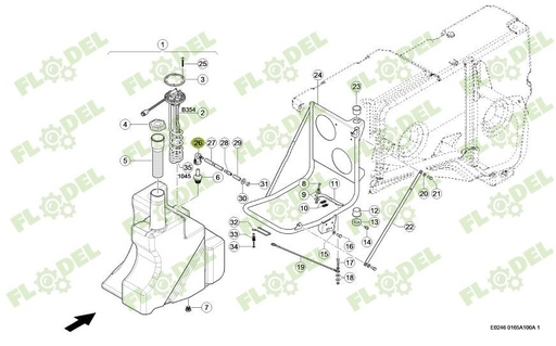 [FLO09592] Mufa 0007988630 Original CLAAS