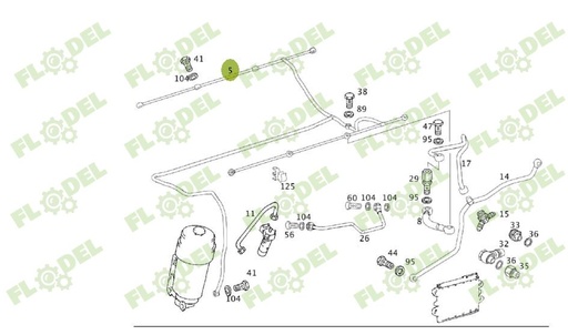 [FLO09593] Conducta combina CLAAS 0019913580 Original CLAAS
