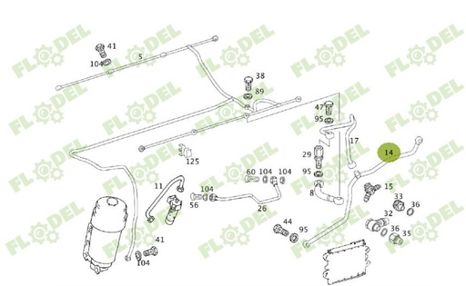 [FLO09594] Conducta combina CLAAS 0019913500 Original CLAAS